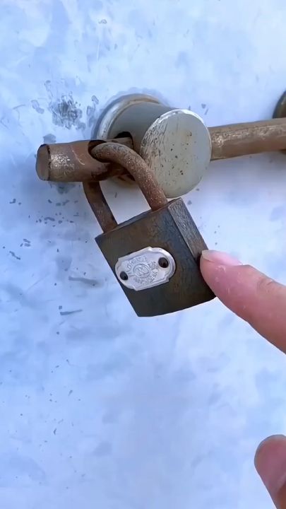 Magnetic Padlock Anti-theft Technology Anti-rust Lock Without Keyhole ...