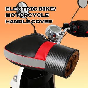 1Pair Motorcycle Winter Warmer Gloves Handlebar Muffs Protective Motorcycle Scooter Thick Warm Grip Handle Bar Muff Rainproof