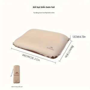 Mountainhiker | MOUNTAINHIKER Gối Cắm Trại Tự Động Bơm Hơi Di Động Bằng Cotton Đàn Hồi Cao Yên Tĩnh Thoải Mái Gối Du Lịch Ngoài Trời Cho Mọi Người Ngủ