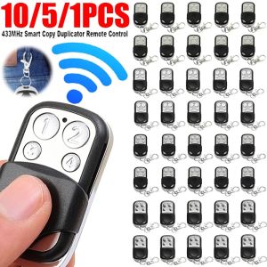 10ชิ้น433MHz รีโมทคอนโทรลสากลรีโมทโรงรถ4ปุ่มเครื่องทำสำเนาคอนโทรเลอร์สำหรับเปลี่ยนกุญแจรถยนต์ไร้สายสำหรับโรงรถ