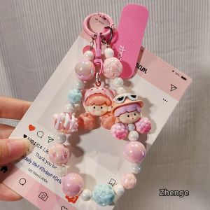 ZHENGEGE | Creamy Graffiti Creative Cartoon Girls New Phone Charm