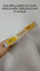 INSPIRE Brand Newsprint 49 GSM - A4/Long/Short - 480 sheets per ream BOND PAPER COPY PAPERS ADVANCE HARD COPY