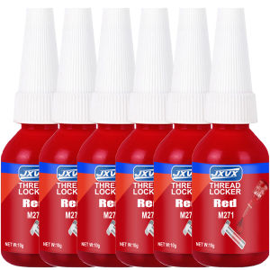 6Pcs Threadlocker Blue And Red  Medium To High Strength Thread locking agent Anaerobic Glue Anti-loose Universal Thread Sealants