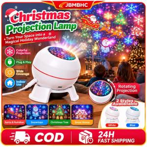 Jbmbhc đèn chiếu giáng sinh xoay bông tuyết đèn dùng nguồn USB 3 Wát mini LED Đèn ngủ cho phòng ngủ tiệc tùng lễ hội trang trí nội thất trẻ em Quà tặng