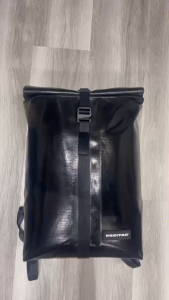 🔥ของแท้ส่งตรง🔥 Hot-selling กระเป๋า FREITAG รุ่น F155 CLAPTON (สีดำล้วนเกล็ดเงาสวย)