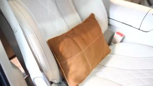 DUTRIEUX | For Benz S Class Luxury Suede Car Headrest Pillow Ultra Soft Neck Rest Lumbar Cushion Breathable Neck Protection Auto Interior