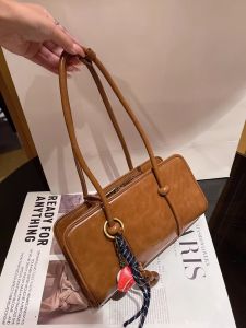MY&FSNH | Retro Underarm Bowling Style Bag For Women With Large Capacity