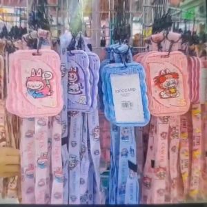 พร้อมส่ง สายคล้องบัตร ลายการ์ตูน สำหรับใส่บัตร มีสายคล้อง ป้าย แขวนคอ กรอบ พนักงาน บัตร คีย์การ์ด ป้ายห้อยคอ