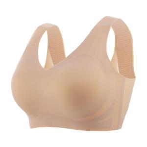 Mymean New Arrival Latex Vest Type Pullover Intimates Mm26 Thin Section without Steel Ring Bubble Wrap Sports Seamless Intimates