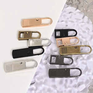 Tool-Free Removable Zipper Pull Head – Metal Zipper Charm Slider for Luggage Backpacks Jackets Clothing Shoes & Boot