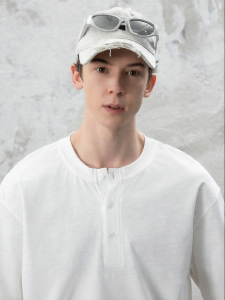Wood soon | Henley Collar Pure Cotton Trendy Casual T-Shirt
