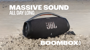 JBL Boombox 3 Portable Bluetooth Waterproof Speaker | Deep Bass | Up to 24H Playtime | Partyboost | App Support
