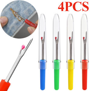 1/2/4Pcs Sewing Seam Ripper Kit Sew Stitching Thread Unpicker Tool for Sewing Remove Embroidery Cutting Scissor Handmade Accessories