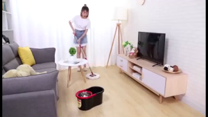 HETEE Magic Spin Mop With Spinner Complete Set Original 360° Flat Mop for floor Stainless Rod Tornado Mop Dry & Wet