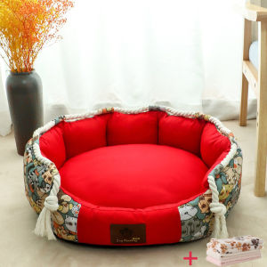 Kennel All Year Round Neutral Winter Kennel Removable and Washable Dog Bed Cat Nest Large Medium Puppy Winter Warm Pet Supplies