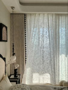 MEIYUAN | French Vintage Style Light Blocking Curtains