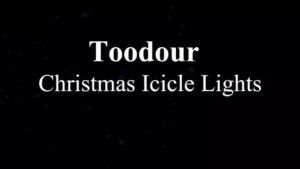 192Lights LED Curtain Christmas Light Icicle String Lights Waterproof Christmas Lights Home Decor Party Supplies