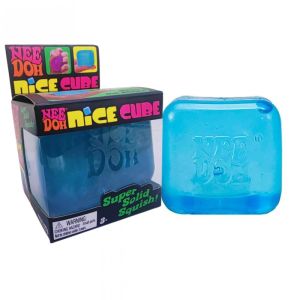 NeeDoh Nice Cube Sensory Squeeze Toy with Super Solid Squish Stress Relief Anxiety Sensory Tool - 2.25" Cube