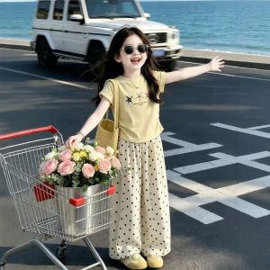 SHANGLEXIONG | Bộ Đồ Phối Trẻ Em Học Sinh 2 Mảnh