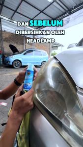 GARASI AGAN Headlamp Cleaner Pembersih Mika Lampu Mobil Motor Kaca Lampu Menguning Headlamp Polish