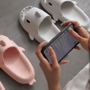 Dép Cá Mập Cute Người Lớn🔥FREESHIP🔥Dép Đi Trong Nhà Nam Nữ Quai Ngang Chống Trơn Maipy DL311