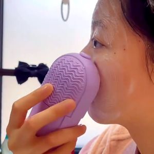 ชุดซิลิโคนน้ำแข็งถูหน้า น้ำแข็งถูหน้า ซิริโคนนวดหน้า อุปกรณ์นวดหน้า ช่วยฟรีชผิวให้ปัง รูขุมขนชิดมาก แคปซูลน้ำแข็ง HZ301