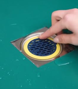 TUTU Penutup Saringan Lantai Silikon & Filter Pembuangan Air Anti Sumbat