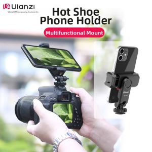 Ulanzi | Multifunctional Vertical Horizontal Phone Clamp Smartphone Camera Adapter Monitor Hot Shoe Cold Shoe Mount