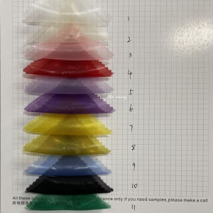 ผ้าฟิล์มแบบใสระยิบระยับสำหรับทำเสื้อผ้า DIY งานศิลปะ งานวิทยาลัย ชุดราตรี แฟชั่น ผ้าฝ้ายโพลีเอสเตอร์ สีสันสดใส