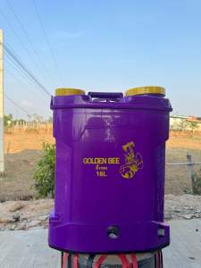 เครื่องพ่นยาแบตเตอรี่ 12V 8Ah ขนาด 12L16L GOLDEN BEE (ผึ้งทอง)