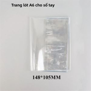 Vỏ Bảo Vệ Trong Suốt Bằng Nhựa PVC Chống Thấm Nước Cho A6 A5 Notebook Tạp Chí Người Lập Kế Hoạch Sách Nhật Ký Bìa Đồ Dùng Văn Phòng