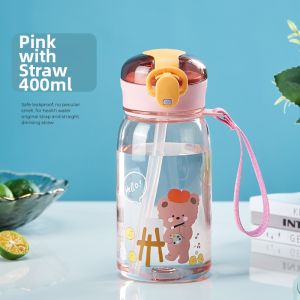 GIANXI | Portable School Water Bottle with Straw