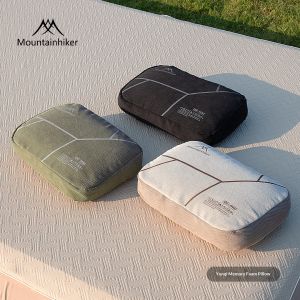 MOUNTAINHIKER Yunqi Inflatable Camping Pillow Ergonomic Soft Portable Travel Air Pillow for Hiking Beach Road Trip