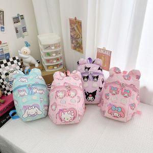 Halloween Christmas Anti-lost cute childrens Kuromi My Melody Cinnamoroll backpack lightweight spine protection Hello Kitty kindergarten travel bag