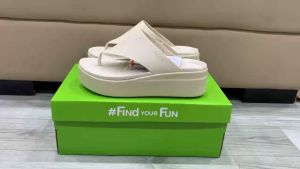 Giày dép crocs - dép xỏ ngón nhựa crocs blooklyn Flip đế xuồng 4.5 cm cho nữ chống thấm nước chống trơn trượt chống hôi chân hàng nhà máy xuất xịn đầy đủ hộp hoặc túi crocs