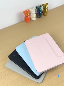 CASE SAMSUNG GALAXY TAB A9 PLUS / TAB A9 / TAB A8 LTE / TAB A7 LITE BOOK COVER SIMPLE BUCKLE 3 Y FOLD MAGNETIC COVER