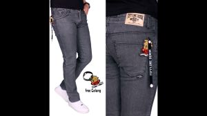 SALE Celana Panjang Jeans Strecth Denim Celana Jeans Cowok Polos Terbaru