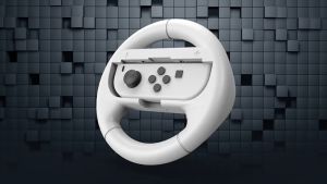 Nintendo Switch or Nintendo Switch 2 OLED Game Accessories 2PCS Packed Steering Gaming Wheel Joy-con Controller Racing Wheel High Quality Wear-resistant Joy con Steering Wheel Handle Grip Holder Gamepad