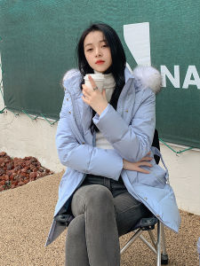 off-Season Fashion Thickened Little Sized Man Silm down Jacket Female Winter Xs Mid Length Long Length 2022 New Arrival 150 Slim Looking