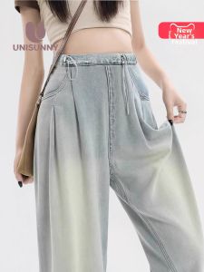 unisunny | Stylish Retro Loose Maternity Jeans Pants