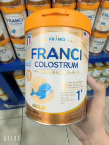 Sữa Franci Colostrum 0+ 800g(0 tới 12 tháng) tăng cường miễn dịch tăng sức đề kháng phát triển não bộ và thị giác