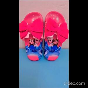 JustFit Kids Girl Fashion Cute Frozen Girl Anti-Slip Seliper Budak Perempuan