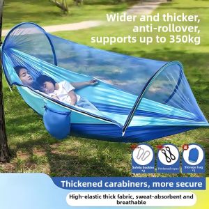 QIZHOU | Anti-Tip & Insect-Proof Outdoor Double Hammock