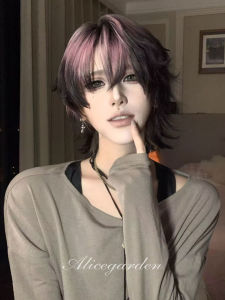 alice garden | Short Hair Lolita Style Asian Mullet Wig
