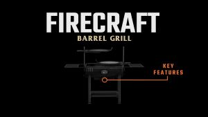 Char-Broil Oklahoma Joes Firecraft Series Barrel Charcoal / Wood BBQ Grill