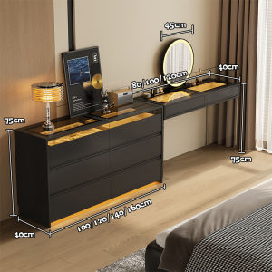 Italian Minimalist Vanity and Storage Unit