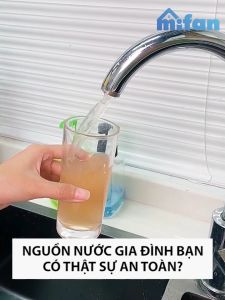 Đầu vòi rửa bát tăng áp lọc nước 3 chế độ phun Mifan - Lõi PP loại bỏ cặn bẩn clo màu và mùi cổ xoay 360 bồn rửa chén