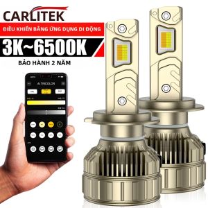 Đèn Pha LED Thông Minh H7 H4 Điều Khiển Bằng Ứng Dụng Di Động AI Công Suất Cao 3000K Đến 6500K Tương Thích Với H11 H1 9005 9006
