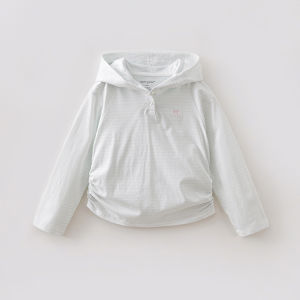 Marc&Janie | Hooded Pleated Girl T-shirt Autumn Wear