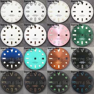 Starry Sky 29mm Sunburst Glossy Matte Sterile Watch Dial Without Luminous Suitable For RONDA 515 Quartz Movement Watch Accessory
